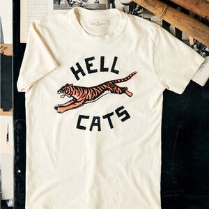 Imogene And Willie Cream Hell Cats Tee